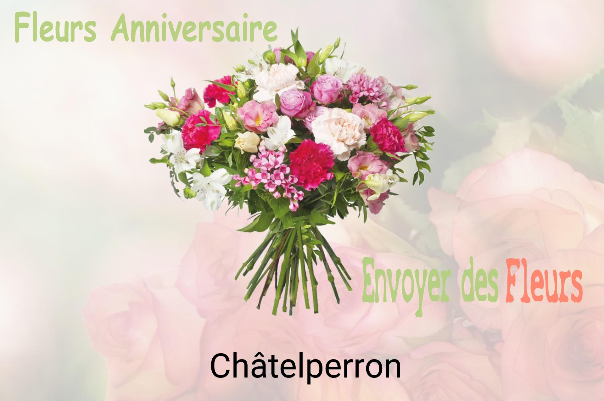 Bouquet de fleurs d’anniversaire livré à Châtelperron